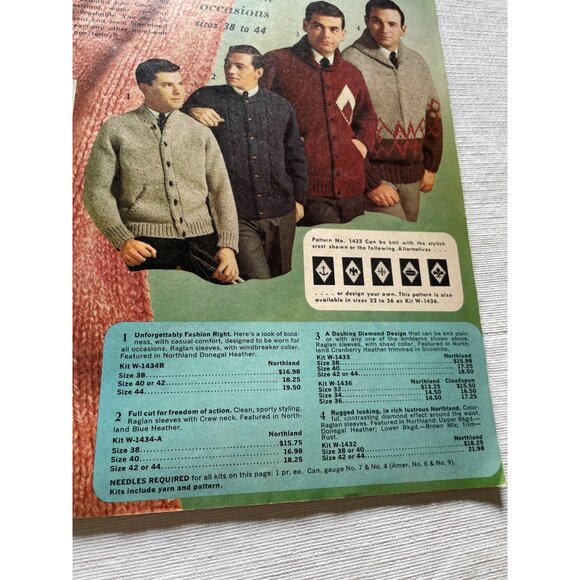 Vintage 1966 Mary Maxim Knitting Catalog - Picture 4 of 11
